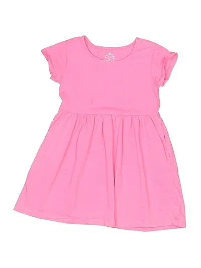 Pre-owned Primary Clothing Kids' Dress In Pink
