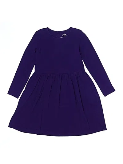 Pre-owned Primary Clothing Kids' Dress In Purple