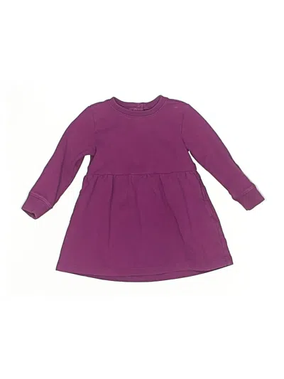 Pre-owned Primary Clothing Kids' Dress In Purple
