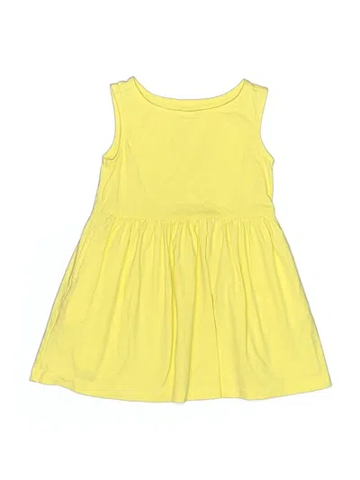 Pre-owned Primary Clothing Kids' Dress In Yellow