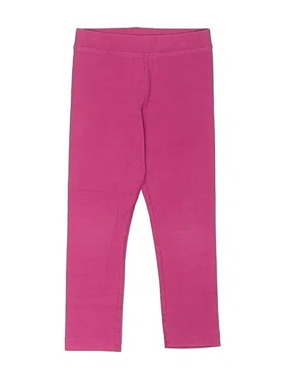Pre-owned Primary Clothing Kids' Leggings In Pink