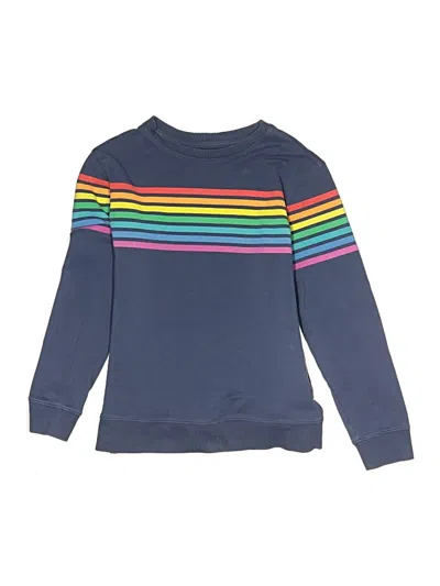 Pre-owned Primary Clothing Kids' Long Sleeve T-shirt In Blue