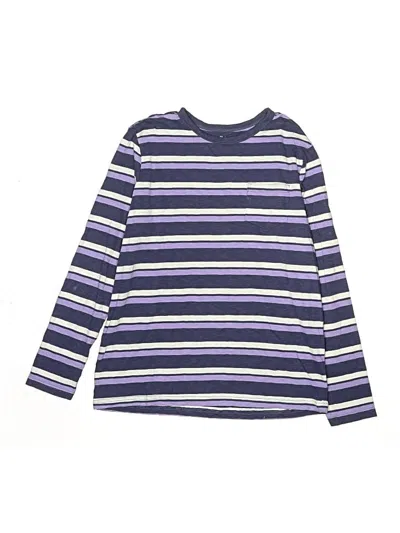 Pre-owned Primary Clothing Kids' Long Sleeve T-shirt In Purple