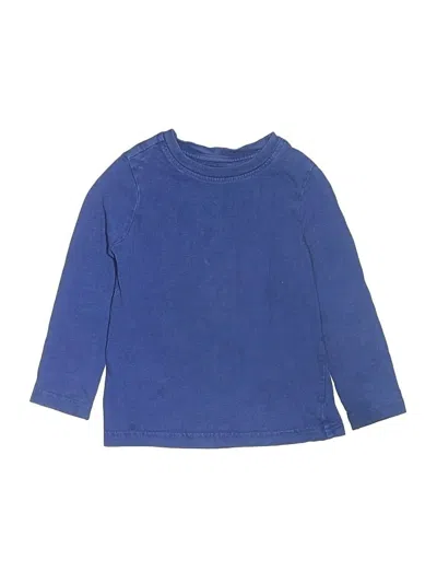 Pre-owned Primary Clothing Kids' Long Sleeve T-shirt In Blue