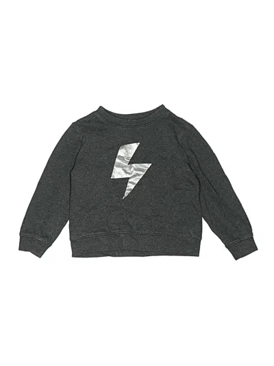 Pre-owned Primary Clothing Kids' Long Sleeve T-shirt In Gray