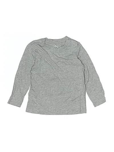 Pre-owned Primary Clothing Kids' Long Sleeve T-shirt In Gray