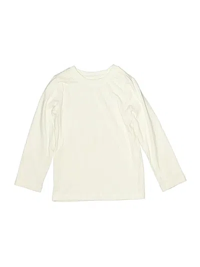 Pre-owned Primary Clothing Kids' Long Sleeve T-shirt In Ivory