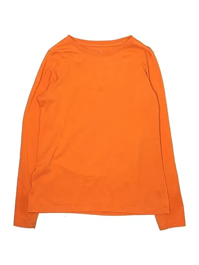 Pre-owned Primary Clothing Kids' Long Sleeve T-shirt In Orange