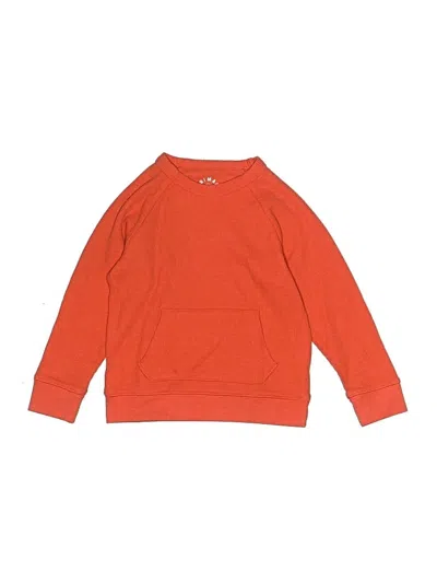 Pre-owned Primary Clothing Kids' Long Sleeve T-shirt In Orange