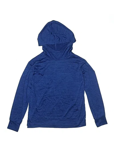 Pre-owned Primary Clothing Kids' Pullover Hoodie In Blue