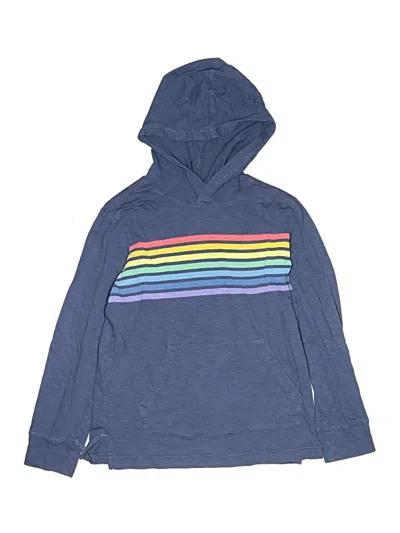 Pre-owned Primary Clothing Kids' Pullover Hoodie In Blue