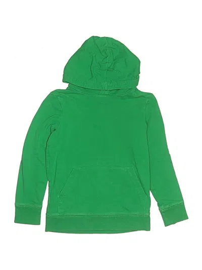 Pre-owned Primary Clothing Kids' Pullover Hoodie In Green