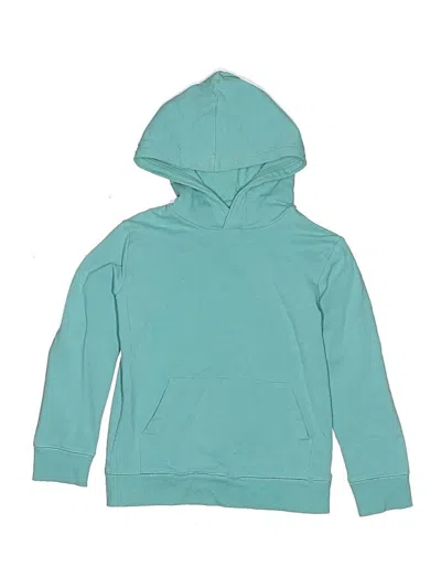 Pre-owned Primary Clothing Kids' Pullover Hoodie In Teal