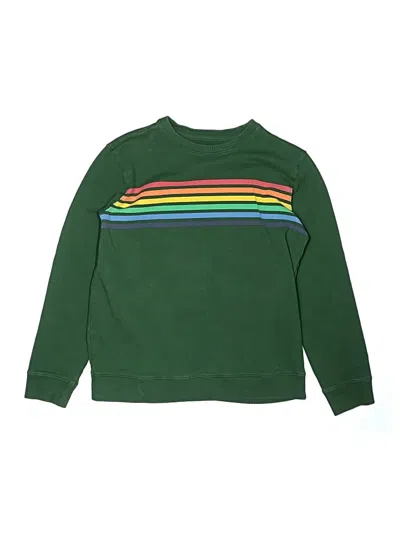 Pre-owned Primary Clothing Kids' Pullover Sweater In Green