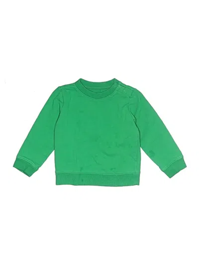 Pre-owned Primary Clothing Kids' Pullover Sweater In Green