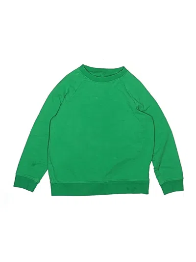 Pre-owned Primary Clothing Kids' Pullover Sweater In Green