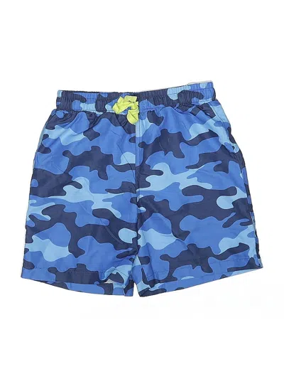 Pre-owned Primary Clothing Kids' Rash Guard In Blue