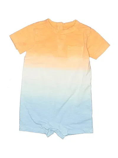 Pre-owned Primary Clothing Kids' Short Sleeve Onesie In Yellow