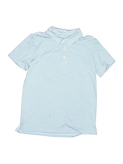 Pre-owned Primary Clothing Kids' Short Sleeve Polo Shirt In Blue
