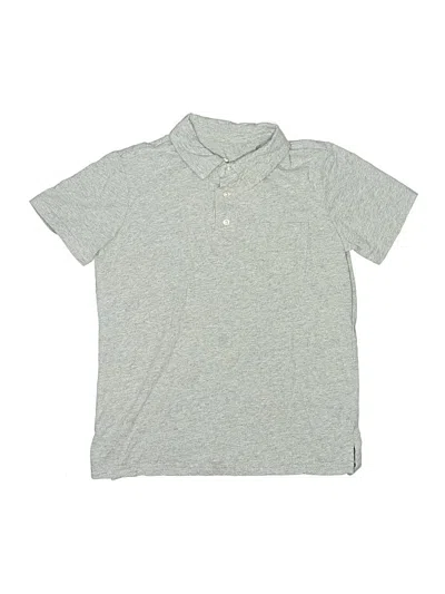 Pre-owned Primary Clothing Kids' Short Sleeve Polo Shirt In Gray