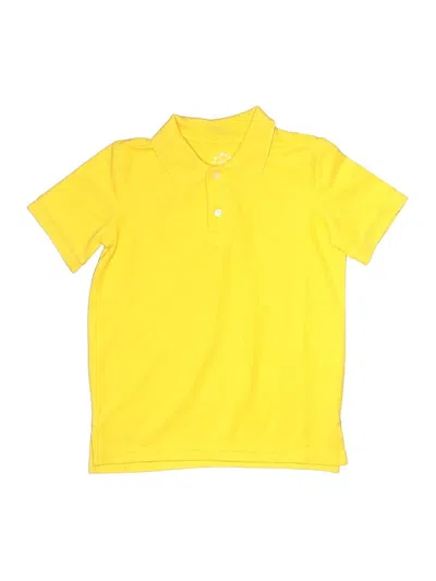 Pre-owned Primary Clothing Kids' Short Sleeve Polo Shirt In Yellow