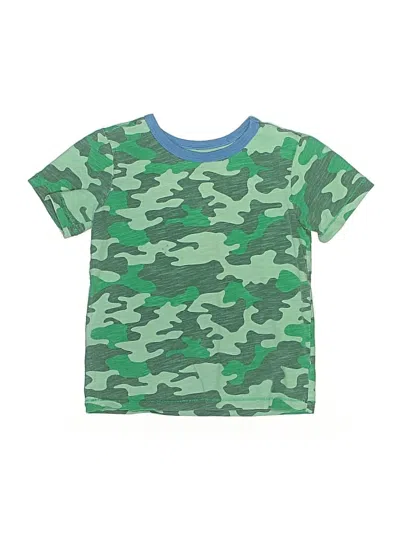 Pre-owned Primary Clothing Kids' Short Sleeve T-shirt In Green
