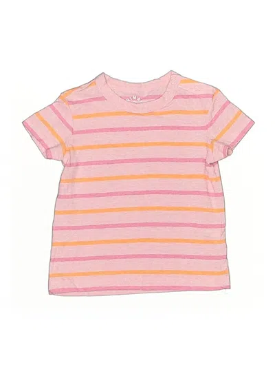 Pre-owned Primary Clothing Babies' Short Sleeve T-shirt In Pink