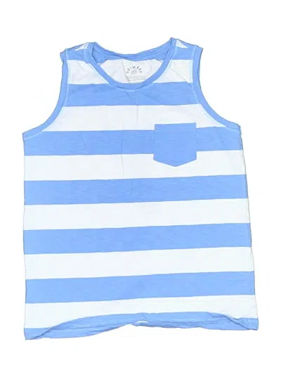 Pre-owned Primary Clothing Kids' Sleeveless T-shirt In Blue