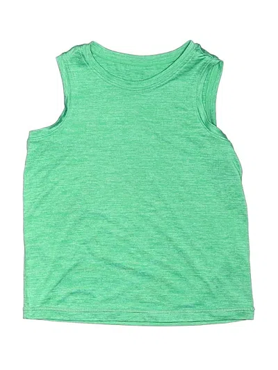 Pre-owned Primary Clothing Kids' Sleeveless T-shirt In Green