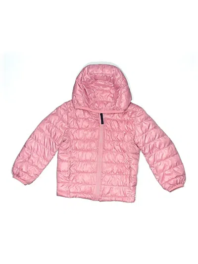 Pre-owned Primary Clothing Kids' Snow Jacket In Pink