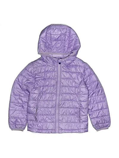 Pre-owned Primary Clothing Kids' Snow Jacket In Purple