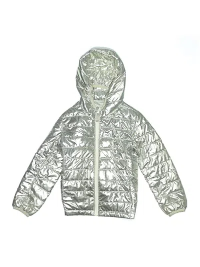 Pre-owned Primary Clothing Kids' Snow Jacket In Silver