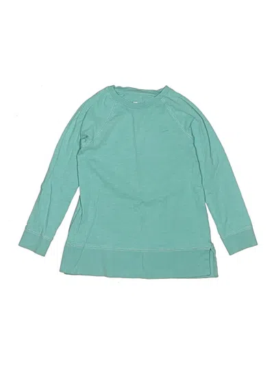 Pre-owned Primary Clothing Kids' Sweatshirt In Teal
