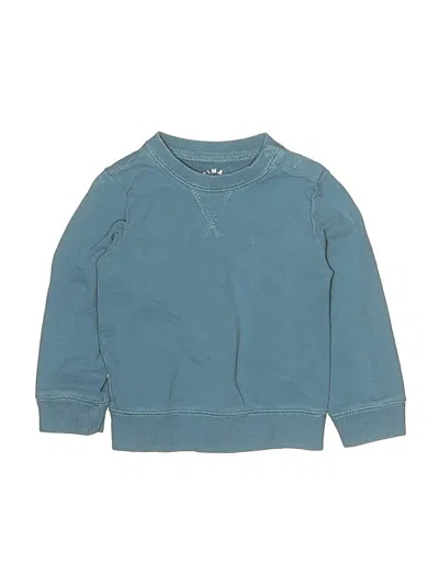 Pre-owned Primary Clothing Kids' Sweatshirt In Teal
