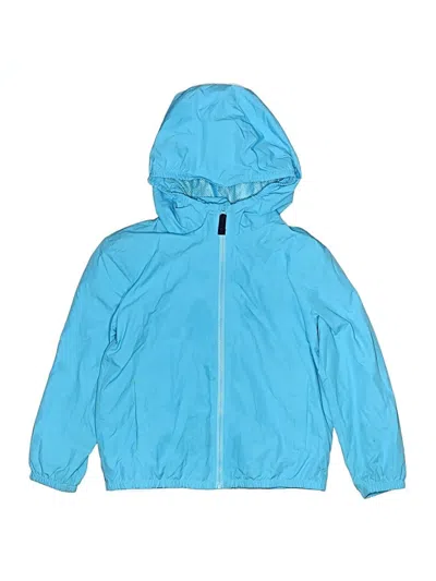 Pre-owned Primary Clothing Kids' Windbreaker Jacket In Blue