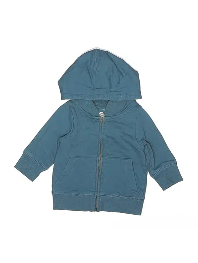 Pre-owned Primary Clothing Babies' Zip Up Hoodie In Blue