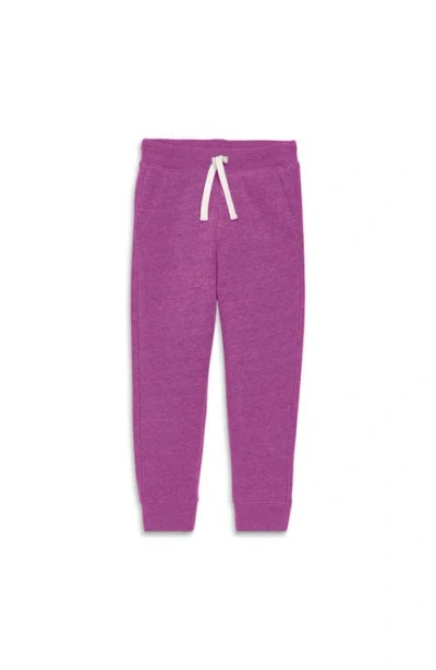 Primary Cozy Fleece Jogger In Heather Boysenberry