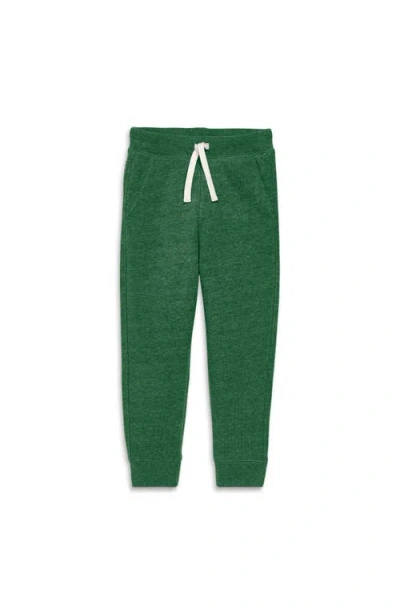 Primary Cozy Fleece Jogger In Heather Evergreen