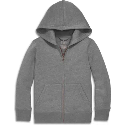 Primary Cozy Fleece Zip Hoodie In Heather Black