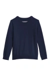 Primary Crewneck Sweater In Navy