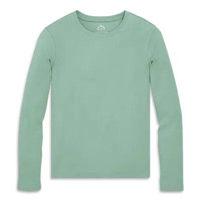 Primary Fit Long Sleeve Rib Tee In Green