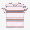Primary Fit Stripe Easy Tee In Blueberry In Multi