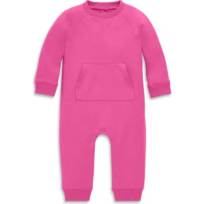 Primary Babies'  French Terry Sweatshirt Romper In Pink