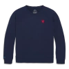 Primary Grown-ups Embroidered Rainbow Heart Sweatshirt In Navy