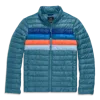 Primary Grown-ups Puffer Jacket In Stripe