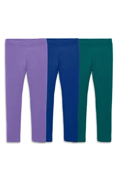 Primary Kids' 3-pack Stretch Cotton Leggings In Multi