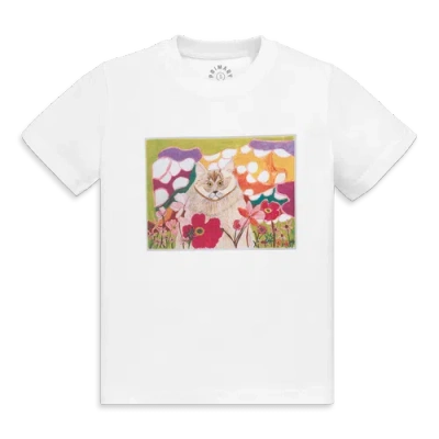 Primary Kids Art Tee In White