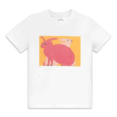 Primary Kids Art Tee In White