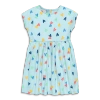 Primary Kids Backyard Dress In Rainbow Tulip Fields In Saltwater Rainbow Hearts