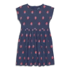 Primary Kids Backyard Dress In Strawberry Fields In Sunwashed Navy Strawberries
